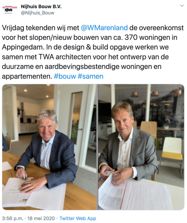 Nieuwbouw Appingedam TWA Architecten Nijhuis Noord